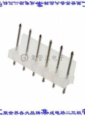 10085061 0010085061针座连接器6POS接头5.08mm公形插针通孔直针