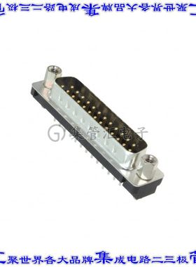 L717TSBH25POL2RM8C309 连接器25POS插头公引脚2排D-Sub通孔