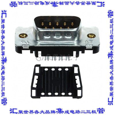 1658608-4 连接器9POS插头公引脚2排D-Sub自由悬挂