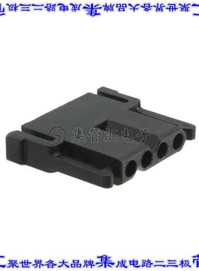 SMS4P-3 矩形连接器外壳4POS插头5.08mm公形引脚黑色自由悬挂