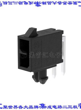 2125280200 针座连接器2POS接头2排公形插针通孔直角锡