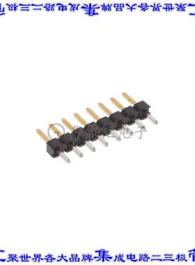 2355045-8 针座连接器8POS分离式2mm公形插针通孔直针镀金