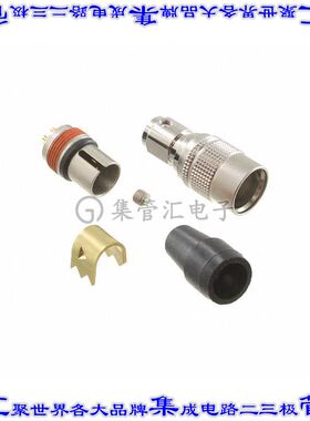 SD-PNL04-MMTAL-SX0-000 圆形连接器4POS插头公引脚焊杯镀金自由