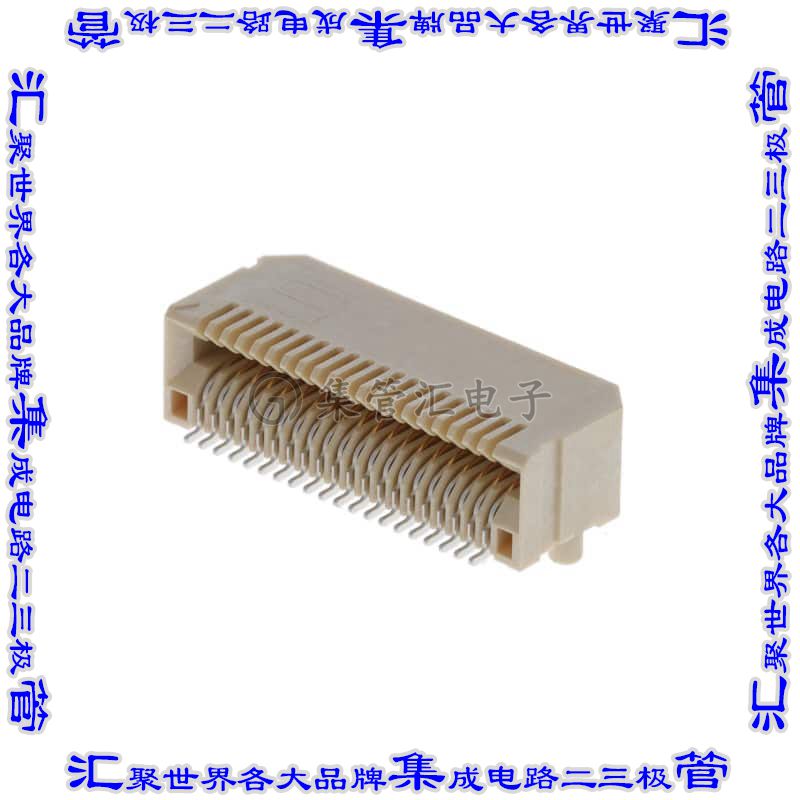 MEC8-120-01-S-D-RA1-TR 卡边缘连接器40POS母头2排0.8mm黑色镀金