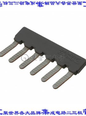 1733208 端子块跳线6POS接线板交叉5mm扁平引脚