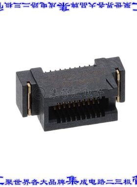 MBB-VM-10-93-30-ST 卡边缘连接器20POS母头2排0.8mm黑色镀金