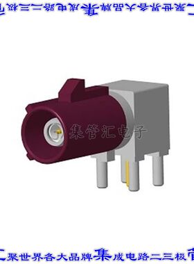FA1-NDRP-PCBT10 同轴连接器SMB插头公引脚焊接50欧姆通孔直角