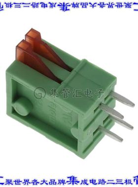 397000202 0397000202线对板连接器2POS接线端子2.54mm通孔垂直带