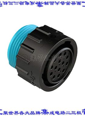 AHDP06-18-14SR-WTA 圆形连接器14POS插头外壳用于母插口黑色自由