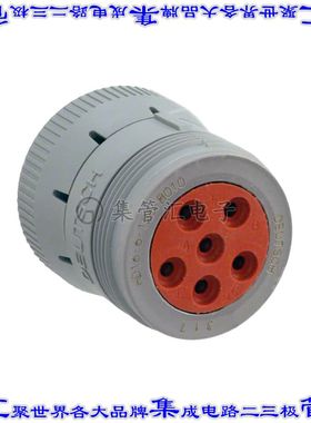 HD16-6-12S-B010 圆形连接器6POS插头外壳用于母插口灰色自由悬挂