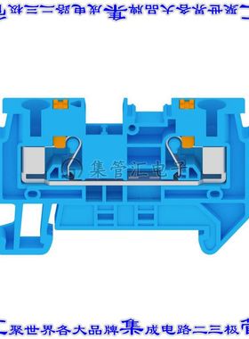 REB-B2C-BU 端子块连接器2POS馈通式6.2mm蓝色10-24AWG