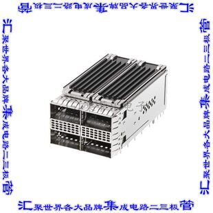 38x4 连接器152 插拔式 通孔直角 2x2 ZQSFP 插座集成 2157723105