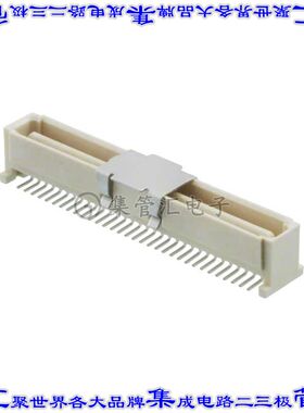 714360864 0714360864板对板连接器64POS插头中央触点带2排1mm表