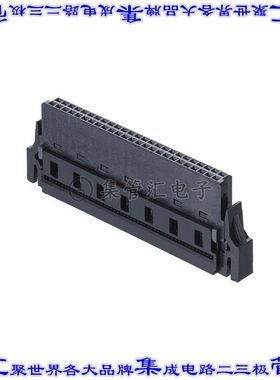 M55-8205042 矩形连接器50POS插座2排1.27mm母插口黑色IDC镀金自