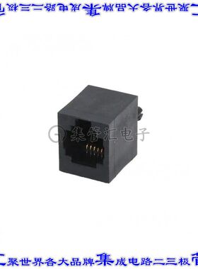 MHRJJ66NFV 接插件连接器6P6C SOCKET VERTICAL NO FLANGE U