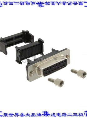 410F0-15-1-004S 连接器15POS插座母插口2排D-Sub自由悬挂