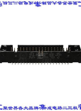 1658694-3 针座连接器40POS接头2排2.54mm公形插针通孔直针镀金