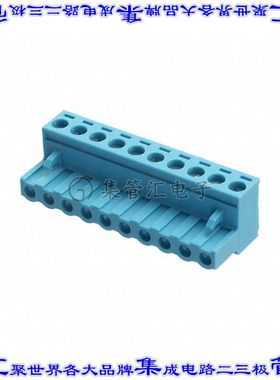 TBP01P1-508-10BE 端子块连接器10POS插头母插口5.08mm蓝色自由悬