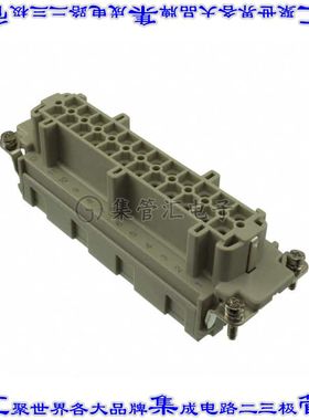 T2040244201-000 连接器24+接地无触头嵌件母头压接