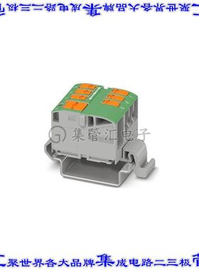 1019545 接线板专用连接器7POS中等16.0mm绿色