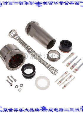 CL90556FS44413P 圆形连接器8POS插头公引脚压接镀金自由悬挂