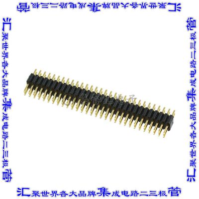 20021111-00060T4LF 针座连接器60POS接头2排1.27mm公形插针通孔