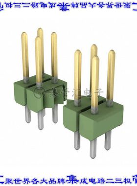 826656-8 针座连接器16POS分离式2排2.54mm公形插针通孔直针镀金