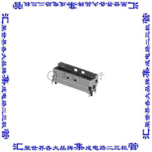 52729-0747D-021 卡边缘连接器74POS母头2排0.6mm黑色镀金