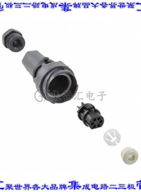 PXP7011/06S/ST/0709 圆形连接器6(电源)插座母插口螺钉镍自由悬