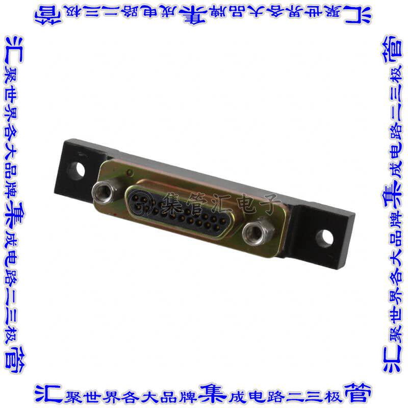 MDM-21PBSP 连接器21POS插头公引脚2排D-TYPE型面板安装通孔