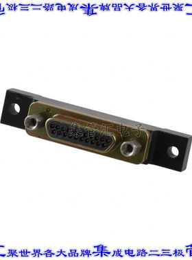 MDM-21PBSP 连接器21POS插头公引脚2排D-TYPE型面板安装通孔