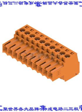 1597440000 端子块连接器10POS插头母插口3.5mm橙色自由悬挂