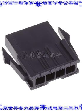 1726460412 矩形连接器外壳4POS插头4.2mm公形引脚黑色面板安装