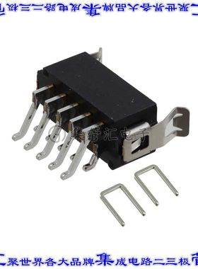 M80-6661042 针座连接器10POS接头2排2mm公形插针表贴SMD镀金