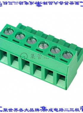 ED950/6 端子块连接器6POS插头母插口5mm绿色自由悬挂