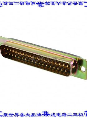 DCM-37P 连接器37POS插头公引脚2排D-Sub面板安装