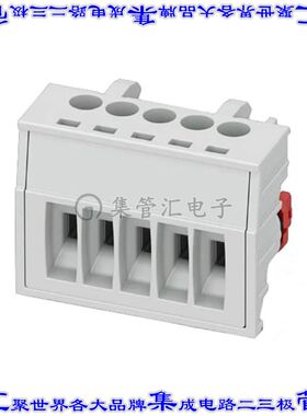 1084024 端子块连接器5POS插头母插口3.5mm灰色自由悬挂