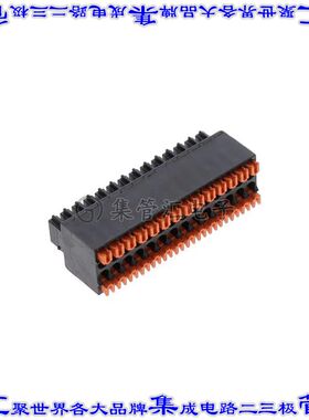 1844691 端子块连接器28POS插头母插口2排2.54mm黑色自由悬挂