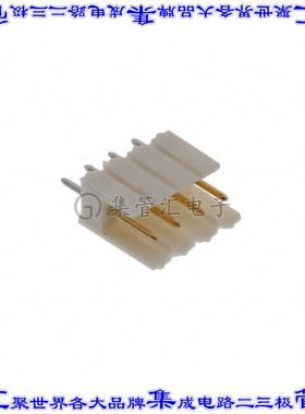 829154-4 针座连接器4POS接头2.54mm公形插针通孔直针镀金