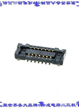 AXE114527A 板对板连接器14POS插口中央触点带2排0.4mm表贴SMD镀