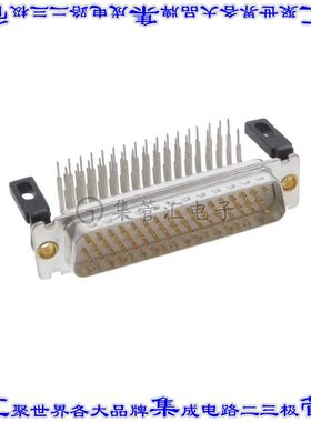 DD50P564TXLF 连接器50POS插头公引脚3排D-Sub通孔直角