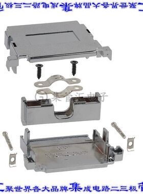 983-050-020R121 连接器50POS后壳180度屏蔽银