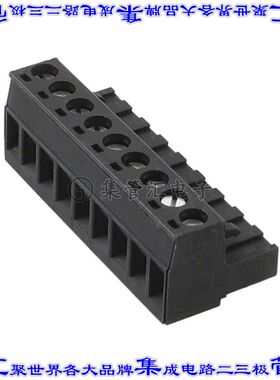 1756395 端子块连接器9POS插头母插口5mm黑色自由悬挂