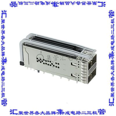 2299940-5 插拔式连接器76(38x2)插座集成(2x1)ZQSFP+通孔直角压