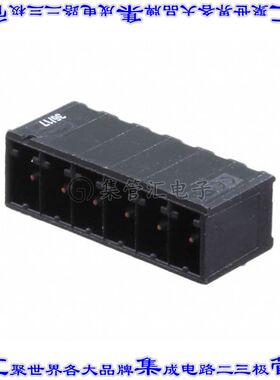 14120614002000 端子块连接器6POS接头公引脚带罩3.5mm黑色90DEG