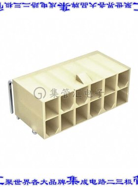 39301122 0039301122针座连接器12POS接头2排4.2mm公形插针通孔直