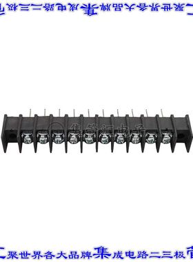 T38021-10-0 端子块连接器10电路隔板接线座9.53mm螺钉带紧固板