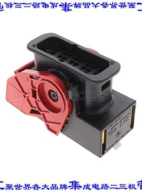 SRK06-MDB-32A-001 矩形连接器外壳32POS插头母形插口黑色自由悬