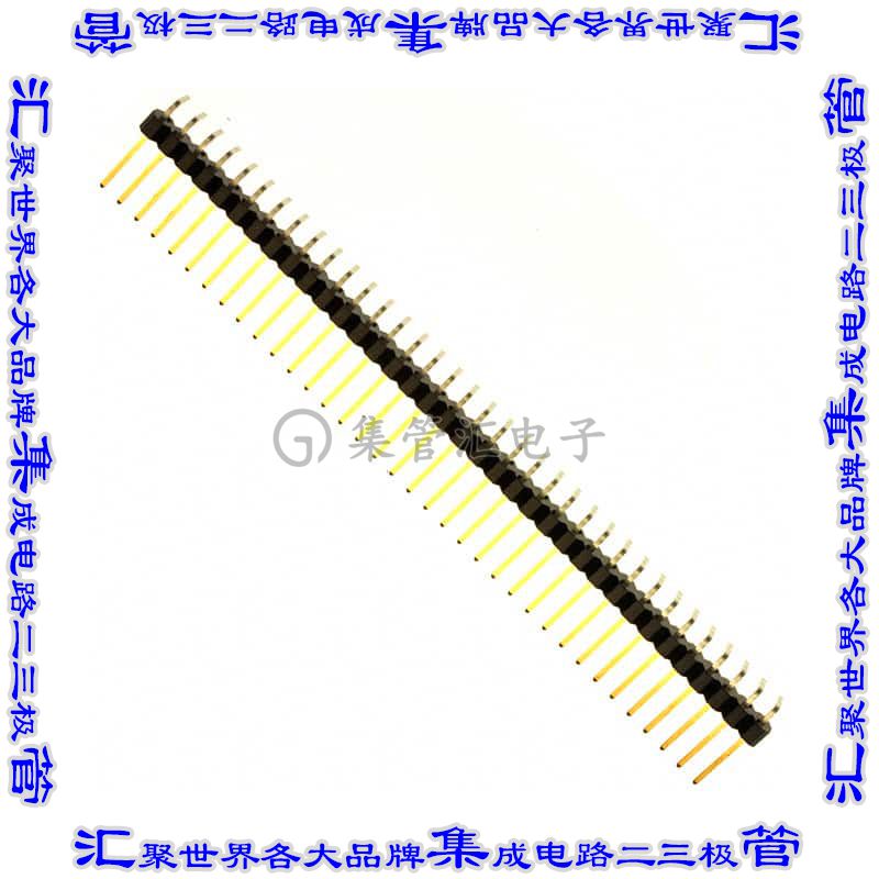 PBC36SGAN 针座连接器36POS分离式2.54mm公形插针通孔直角镀金