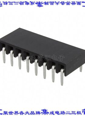 M20-7890846 针座连接器8POS插座2.54mm母形插口通孔直角锡